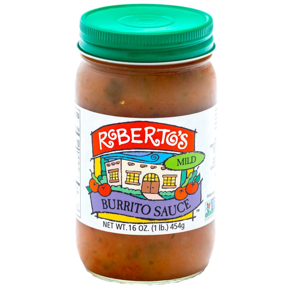 Burrito Sauce Mild Roberto's Salsa and Sauces