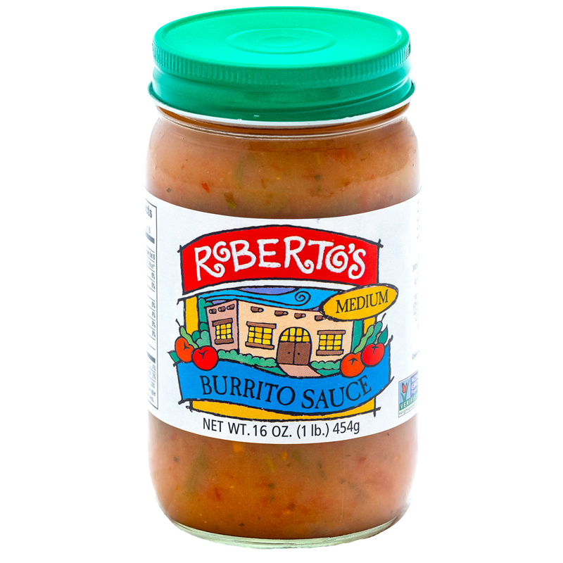 Burrito Sauce Medium Roberto's Salsa and Sauces